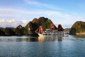 Read more about the article Exploring Halong Bay with V’Spirit Cruise – Embark on a Journey of Tranquility and Natural Wonders